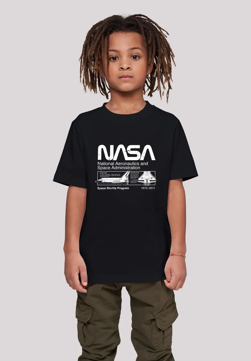 

Футболка F4NT4STIC "NASA Classic Space Shuttle Black", унисекс для детей, товары премиум-класса, для мальчиков, для девочек, с принтом, черный