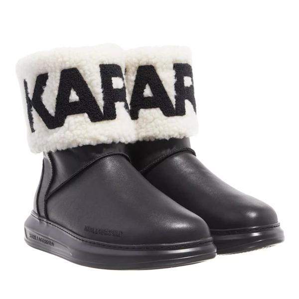 

Сапоги kapri kosi karl logo ankle boot black lthr & textile w/white Karl Lagerfeld, черный