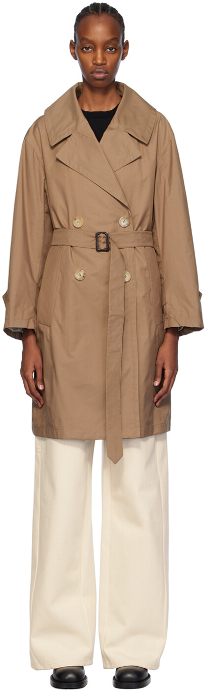 

Коричневый тренч Vtrench Max Mara
