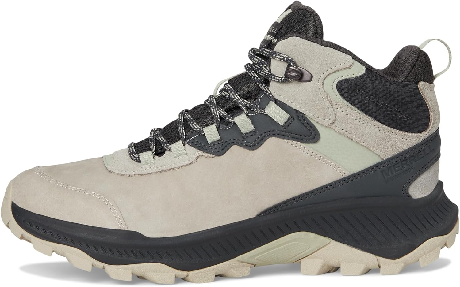 Мужские ботинки Merrell Speed Strike 2 кожаные средней высоты водонепроницаемые, 12 Basalt — фото 4