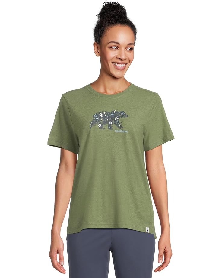 

Футболка Smartwool Osa Vega Short Sleeve Graphic Tee, цвет Fern Green