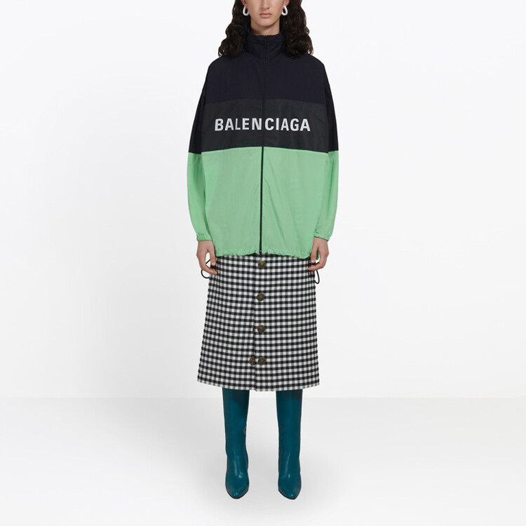 Куртка женская Balenciaga, зеленый — фото 3