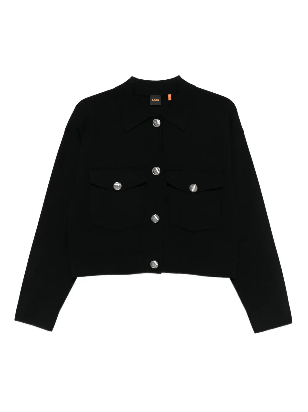 

Кардиган с карманами BOSS, черный