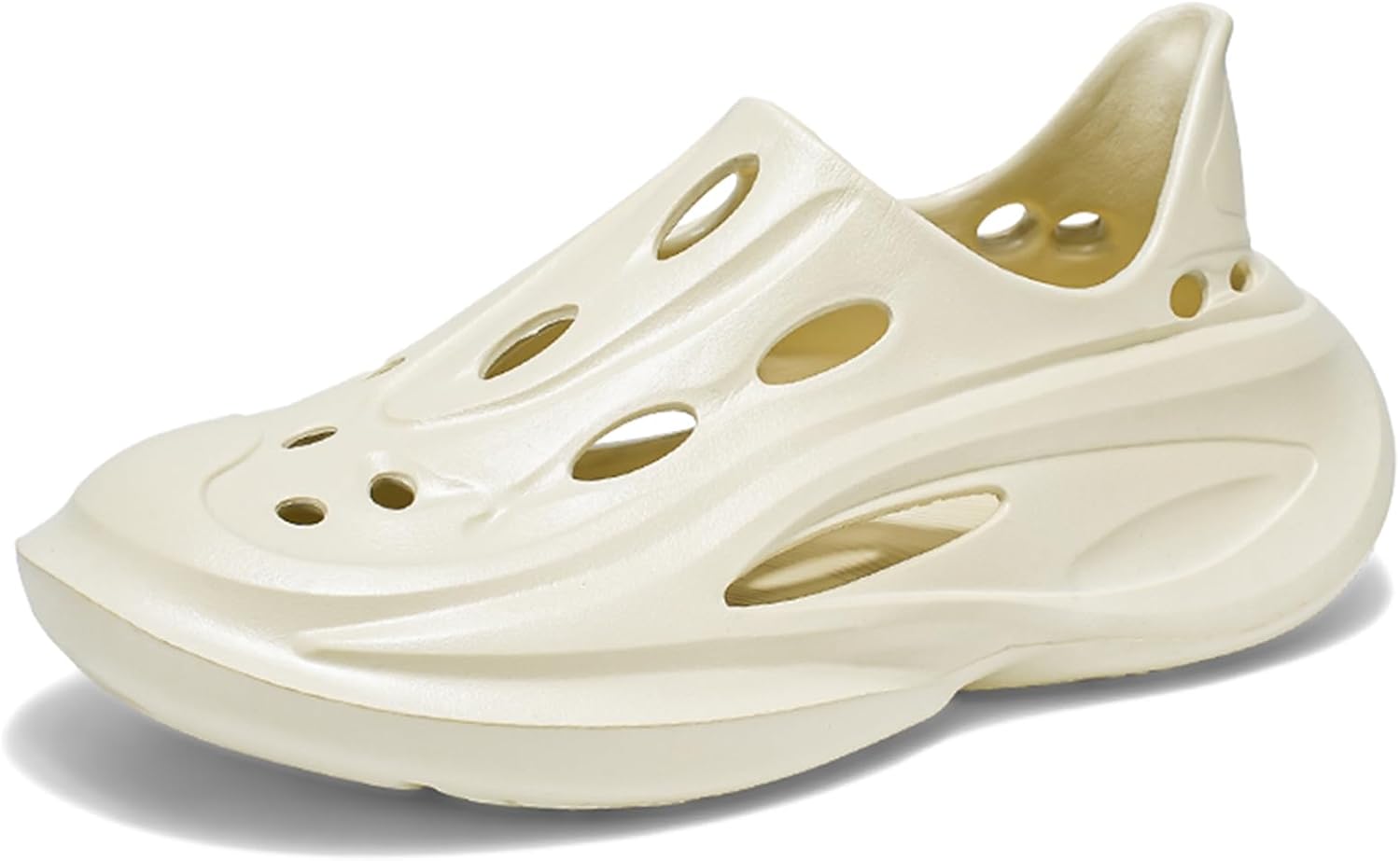 

Мужские пенопластовые туфли INKUIL из материала EVA, с вырезами, легкие шлепанцы на липучке, удобные кроссовки для прогулок, дышащие мягкие пляжные сандалии, бежевый