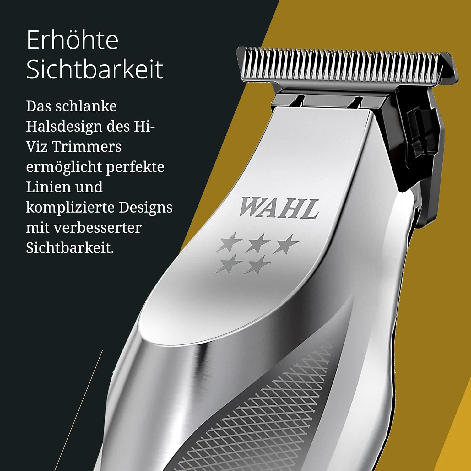 Беспроводной триммер для волос «HI-VIZ» от Wahl Wahl, Silver — фото 3