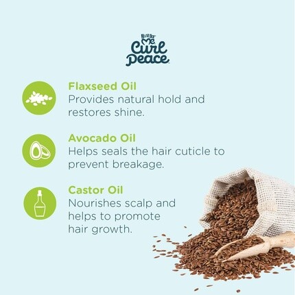 Только для меня Curl Peace Braiding & Twisting Grip Glaze 5,5 унций — питание волос и уменьшение пушистости Just For Me — фото 3