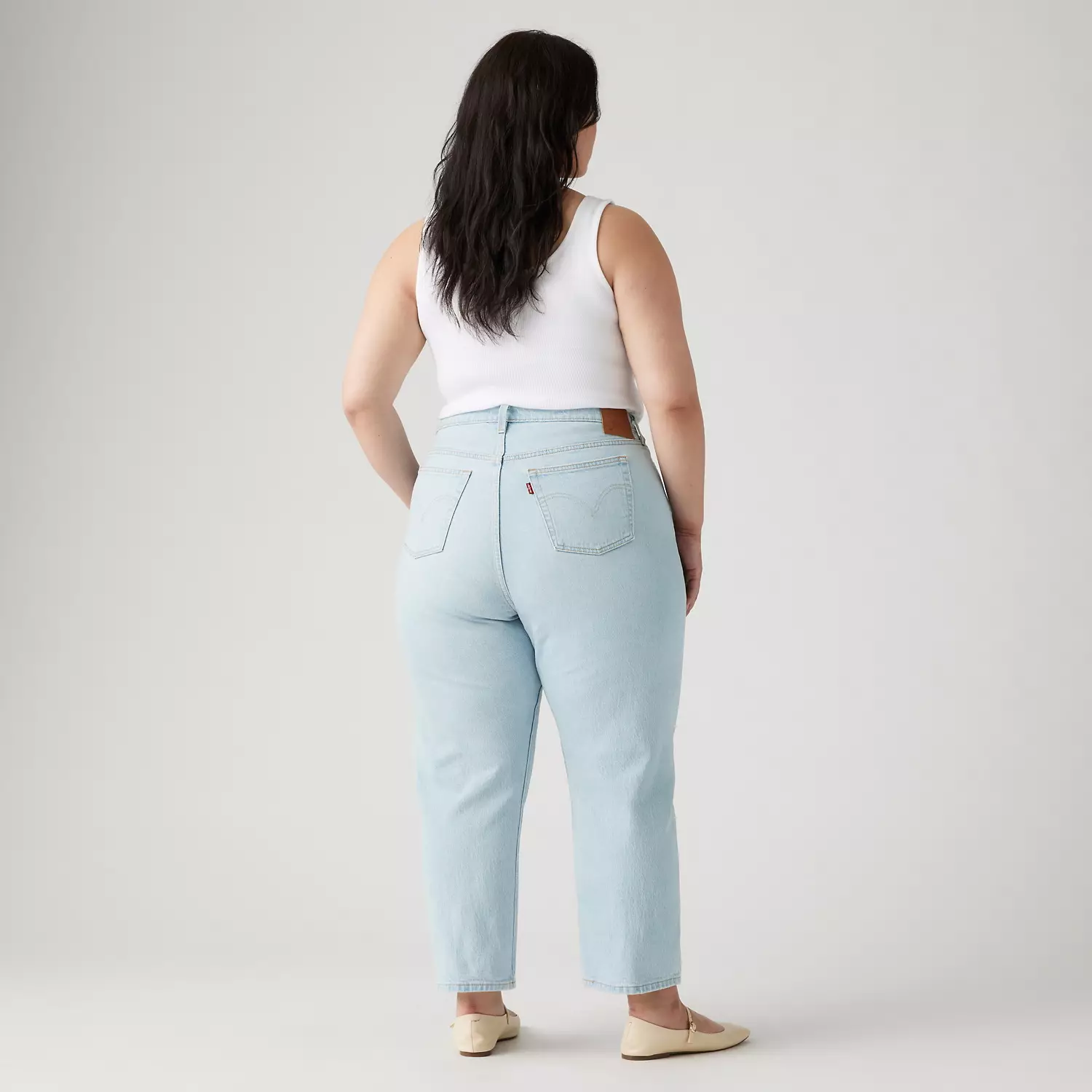 501 Оригинальные укороченные женские джинсы (большие размеры) Levi's, цвет Wow Me Over Plus - Medium Wash — фото 3