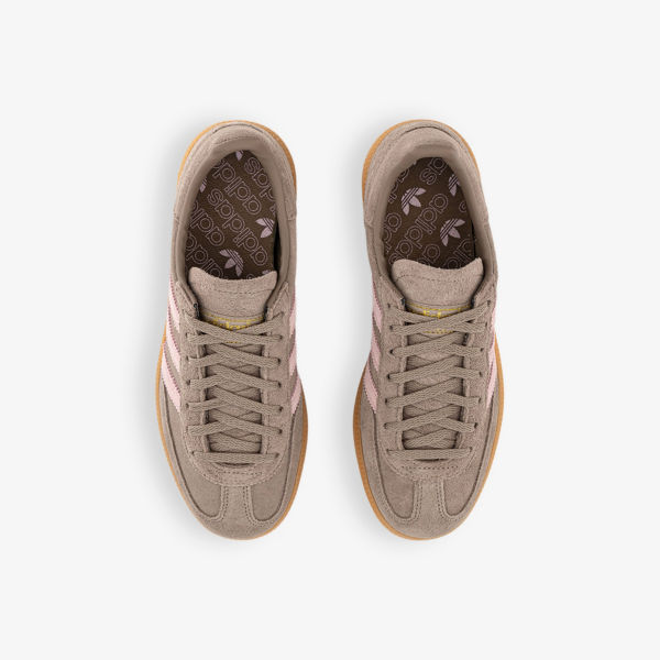 Кроссовки замшевые Adidas Handball Spezial, коричневый — фото 2