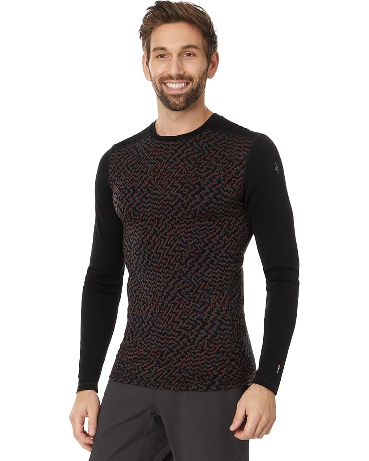 

Базовый слой Smartwool Classic Thermal Merino Base Layer Crew, цвет Black Retro Line