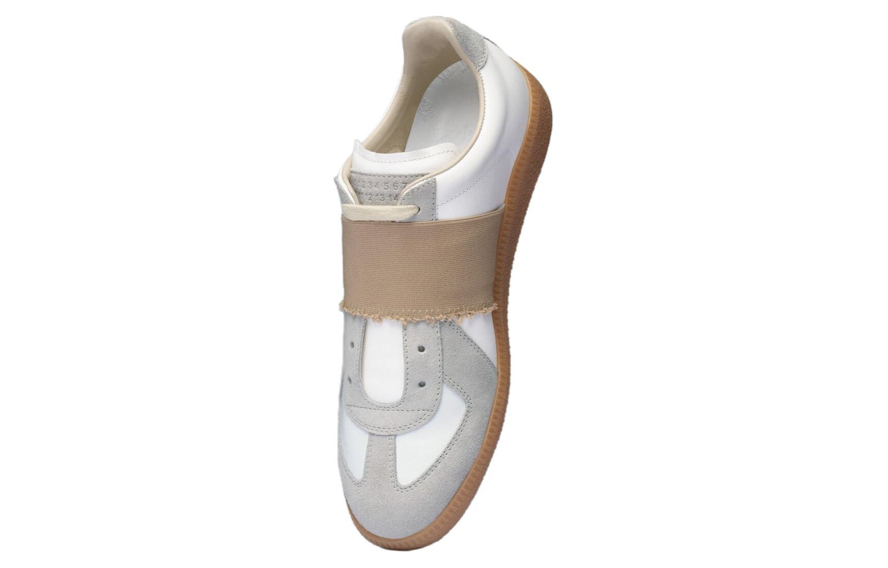 Женские кроссовки Low Top Maison Margiela, белые — фото 4