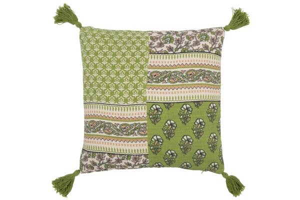 

Подушка J-LINE Blumen, 45x45x45 см, зеленый