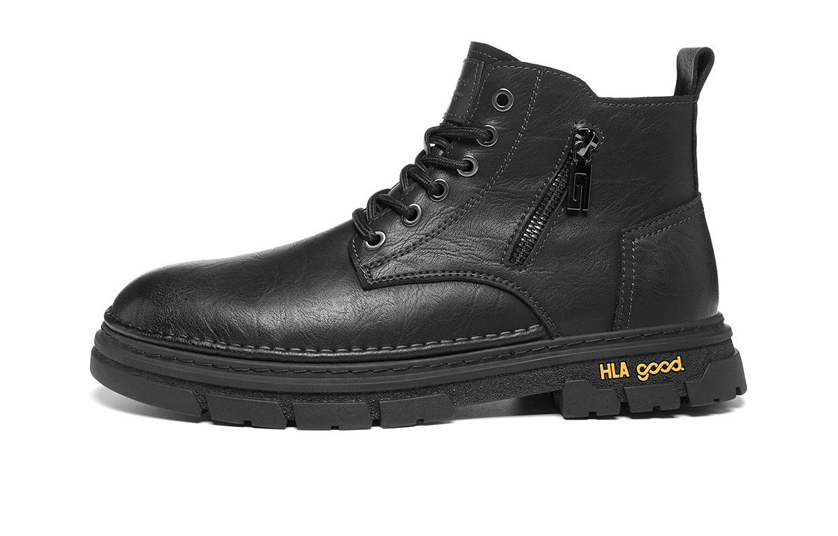 

Короткие мужские ботинки Martin до середины голени HLA, Black