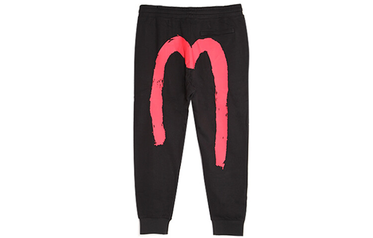 

Трикотажные спортивные штаны мужские черные Evisu, черный