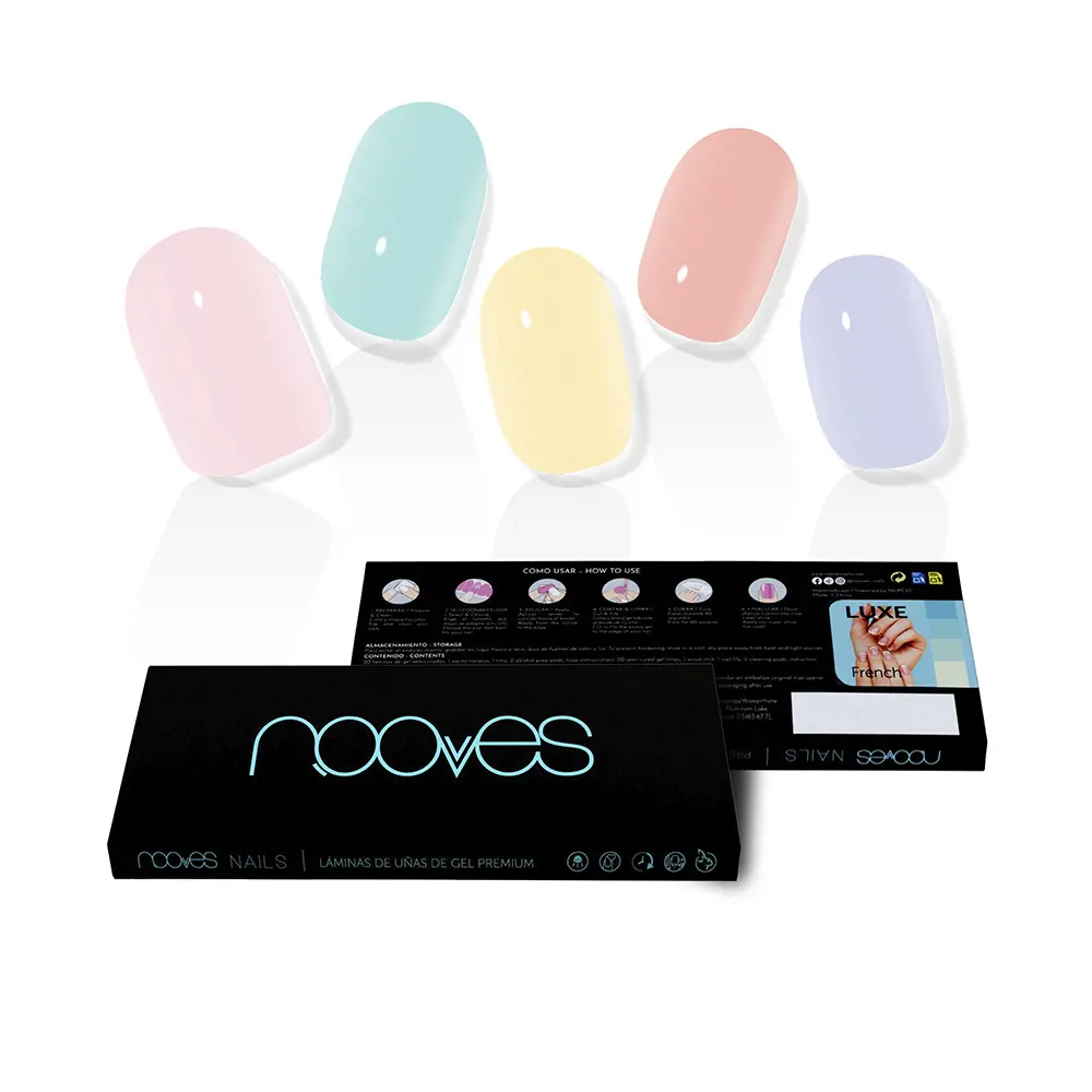 

Лак для ногтей Láminas de uñas de gel bridge premium luxe #bridge Nooves, 20 шт.