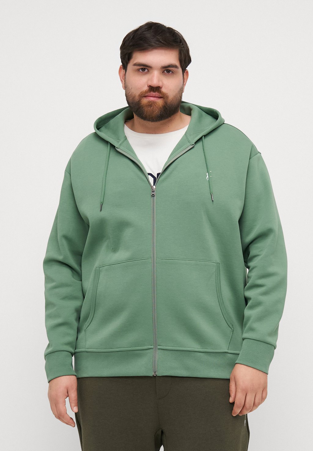 

Толстовка на молнии Polo Ralph Lauren Big & Tall, темно-зеленый