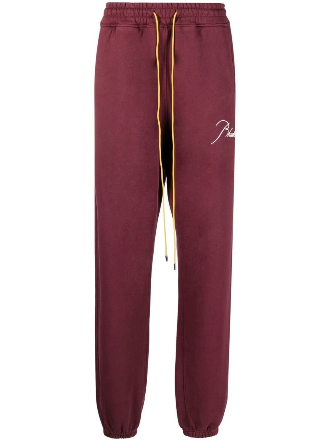 

RHUDE спортивные брюки с вышитым логотипом, красный