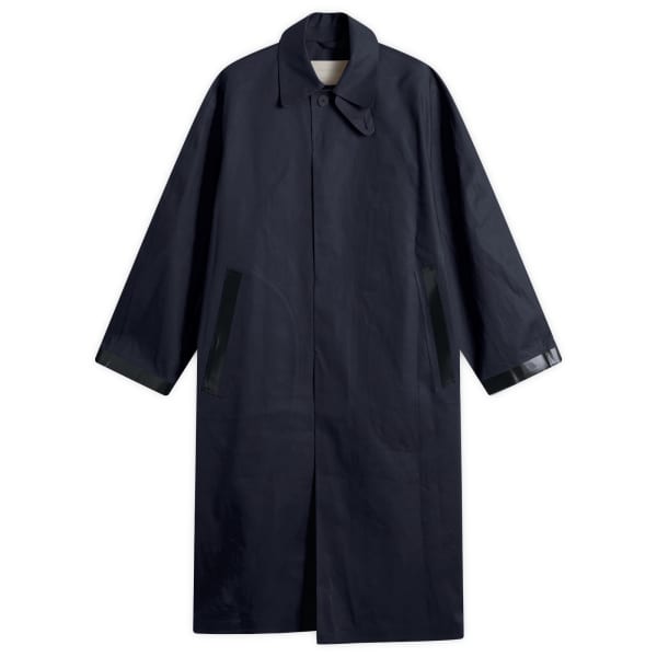 

Studio Nicholson X Mackintosh Long Bonded Mac, темно-синий