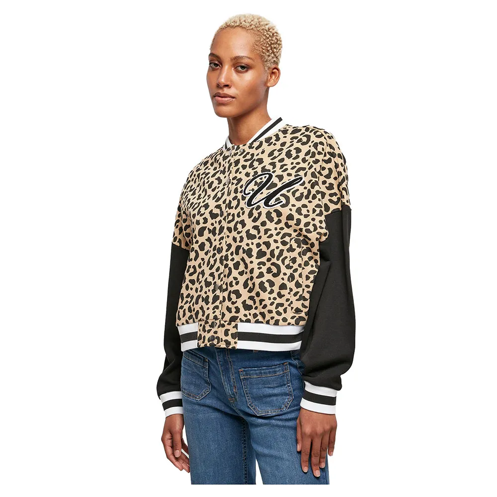 

Куртка Urban Classics AOP Oversized College bomber, бежевый