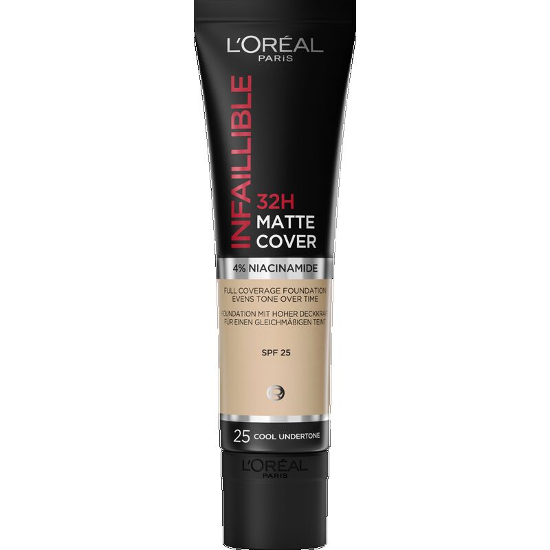 

Infaillible 32H Matte Cover 25 Холодный оттенок L’Oréal Paris, 30 ml