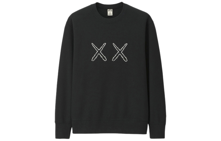 Kaws X Sesame Street Xx худи UNIQLO, черный — фото 3