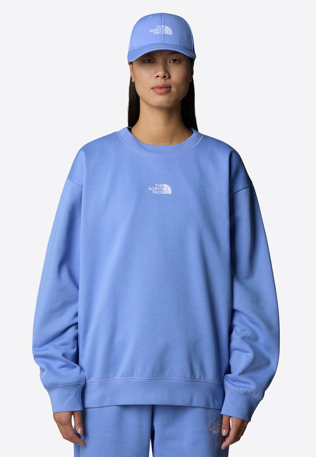 

Толстовка ESSENTIAL CREW The North Face, сине-серый