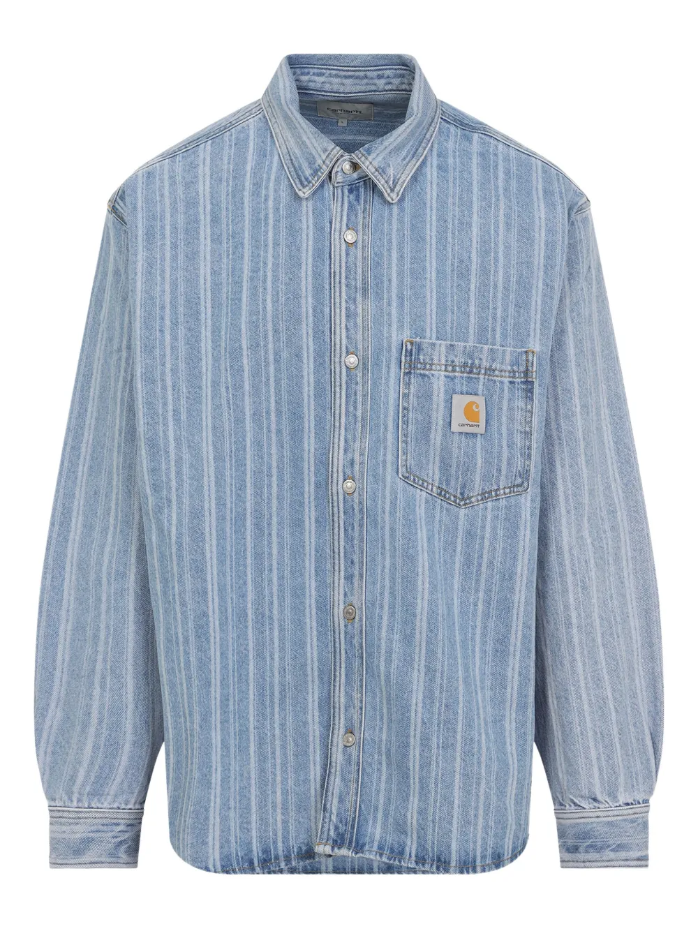

Джинсовая рубашка Rylan в полоску CARHARTT WIP, синий