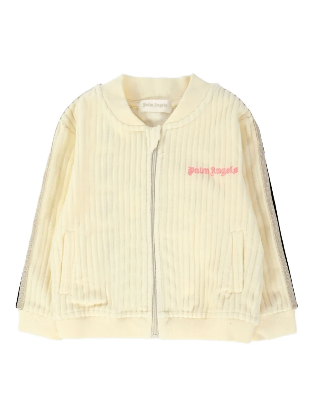 

Бомбер с вышитым логотипом Palm Angels Kids, желтый