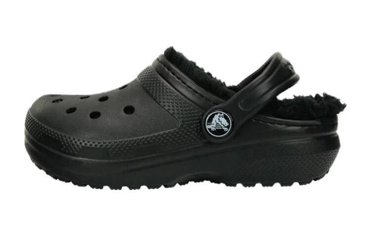 

Детские тапочки Crocs Classic на подкладке для детей, Black