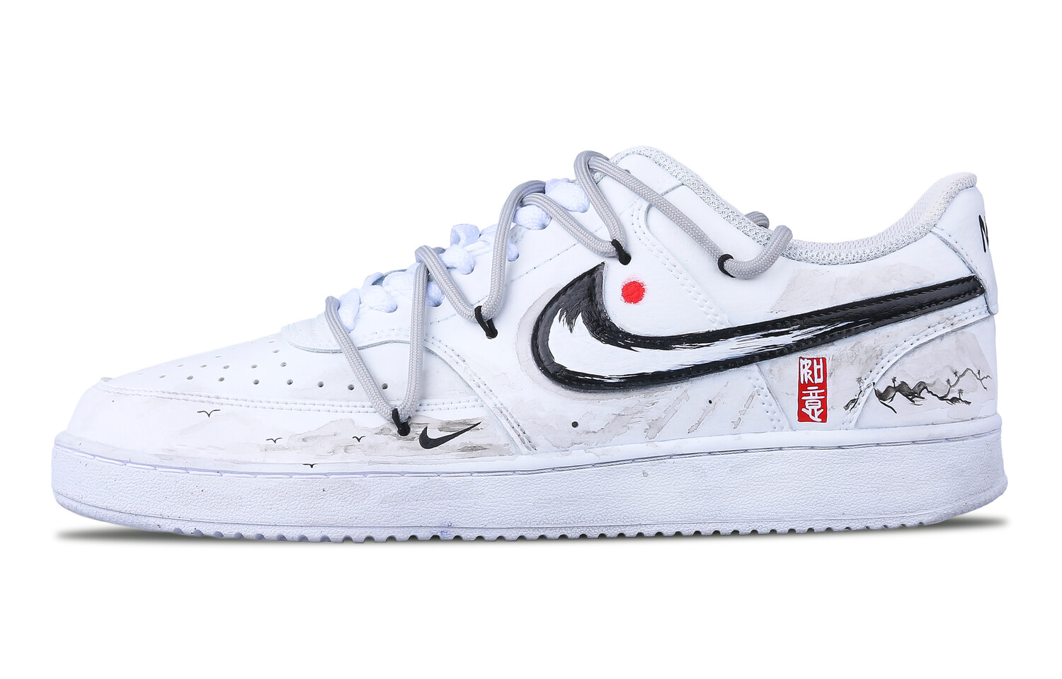 

Кроссовки Nike Court Vision 1 Skateboard Shoes Men Low-Top White, Белый, Кроссовки Nike Court Vision 1 Skateboard Shoes Men Low-Top White