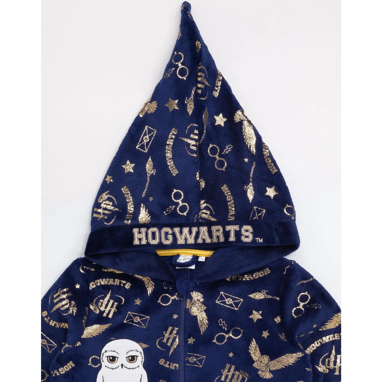 Комбинезон-пижама с капюшоном Harry Potter, синий — фото 4