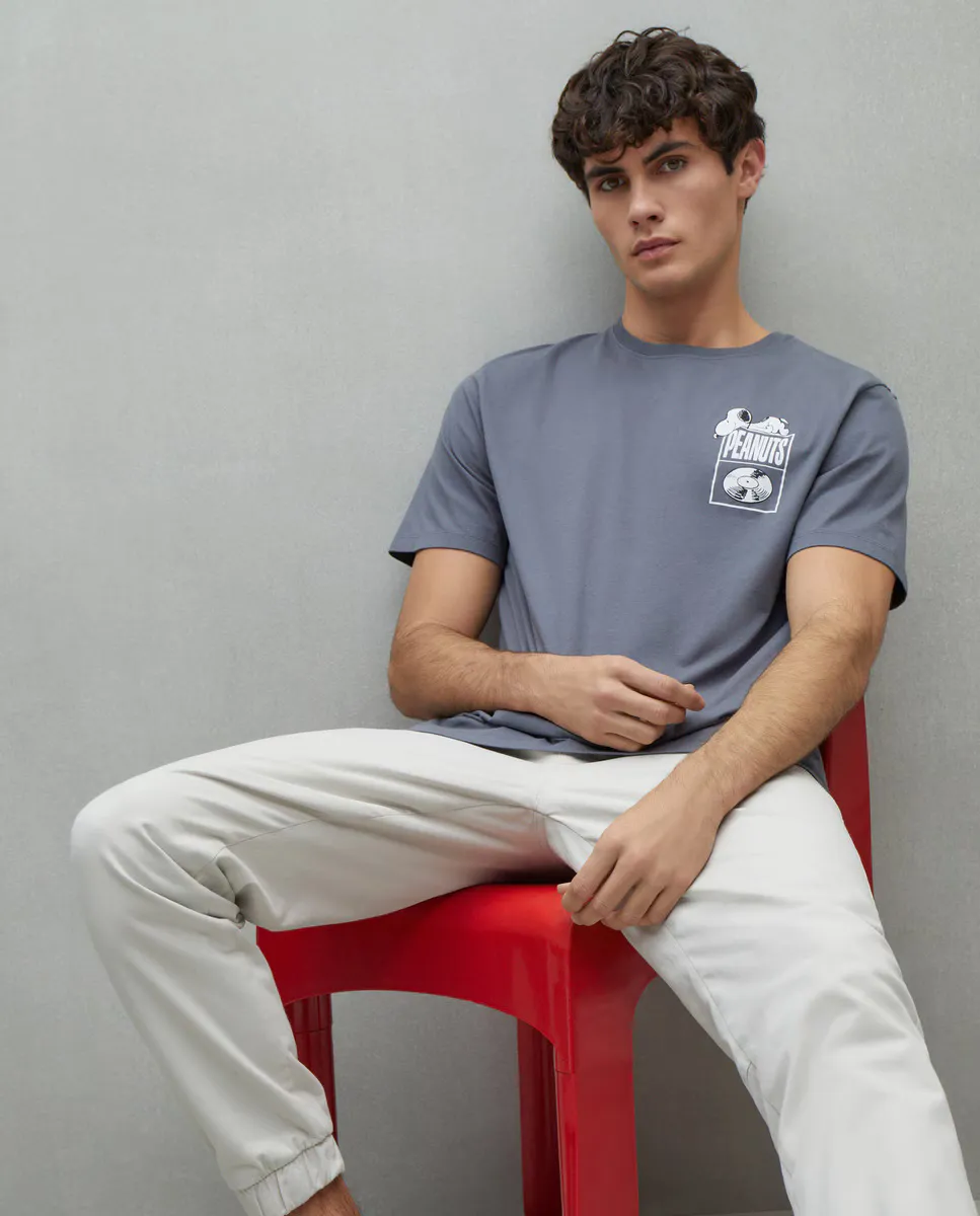 

Мужская футболка Snoopy Easy Wear, антрацит