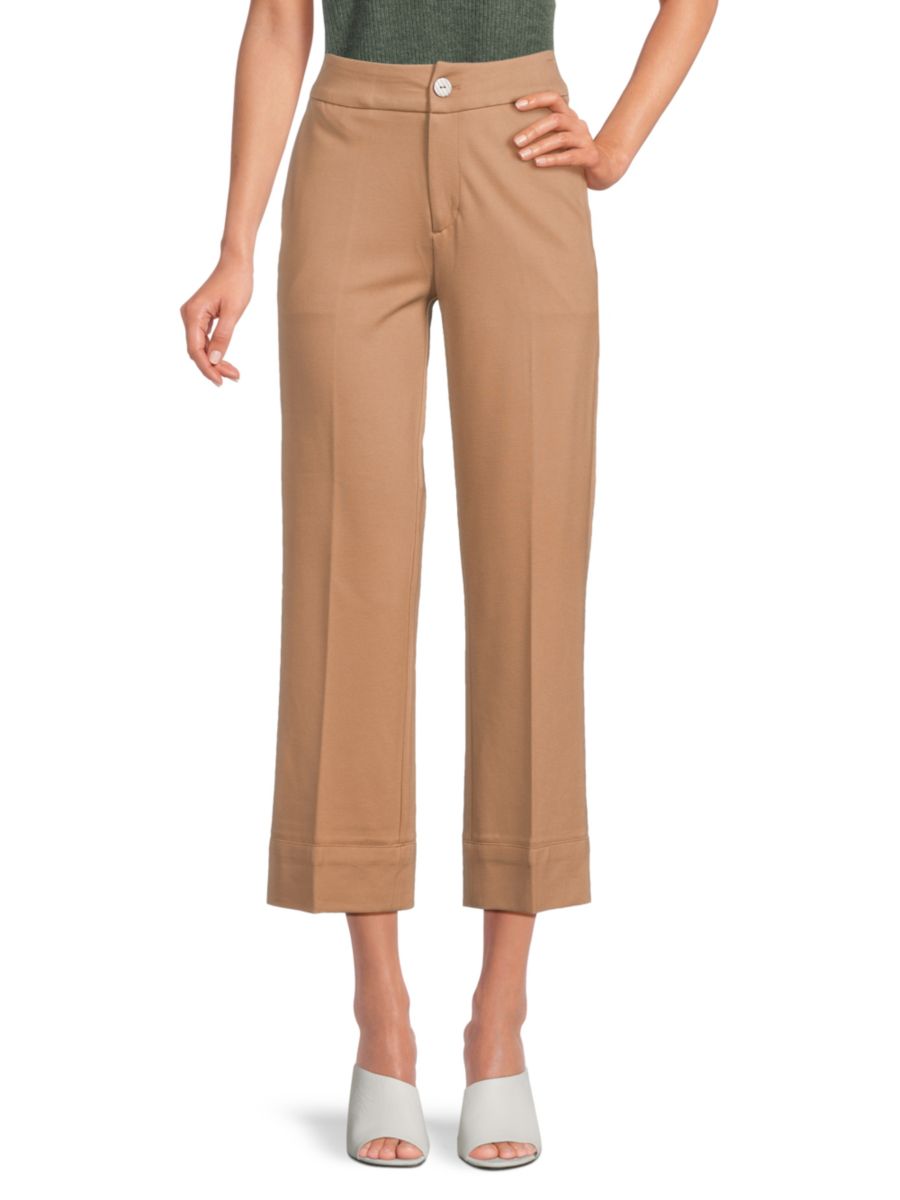 

Укороченные брюки Cora Solid Saks Fifth Avenue, цвет Desert Tan