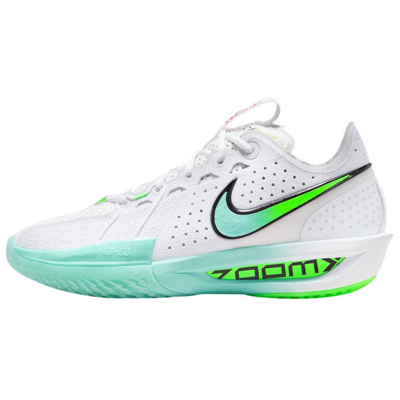 

Air Zoom G.T. Cut 3 устойчивые к истиранию дышащие низкие баскетбольные кроссовки Unisex Nike, белый