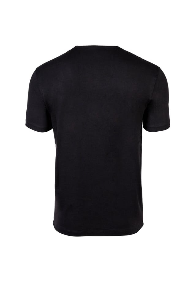 Футболка 2-pack - tshirtrn 2p комфорт майка круглый вырез хлопок Boss, черный — фото 3