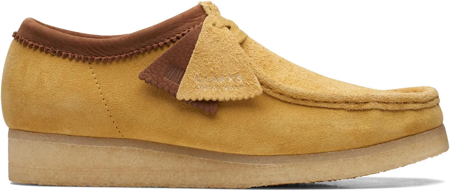 Мужские ботинки Clarks Wallabee Chukka, желтый — фото 3