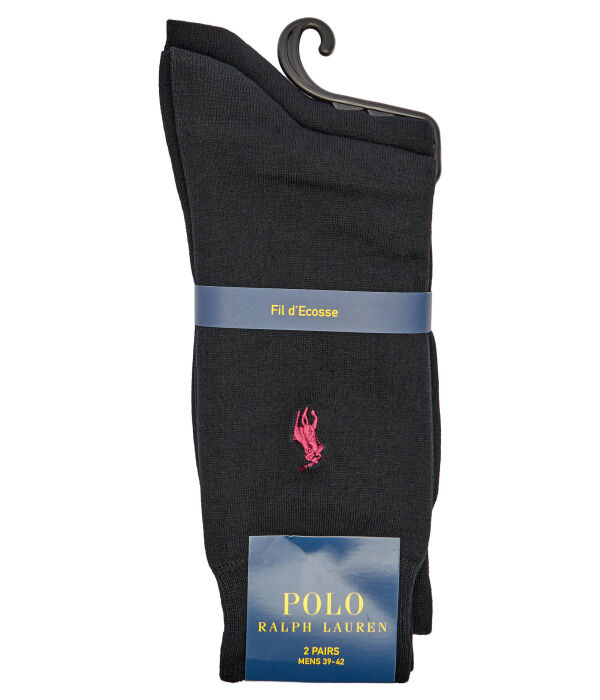 Носки 2 шт. Polo Ralph Lauren, черный — фото 2