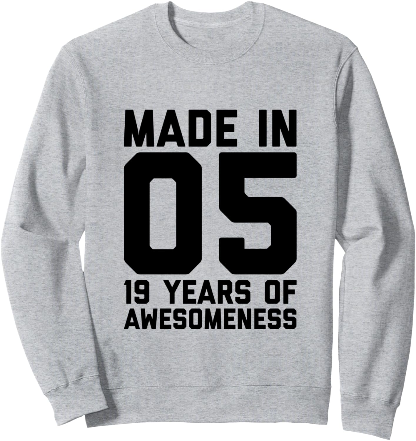 

Толстовка в подарок на 19-летие сыну или дочери, толстовка для мальчика или девочки на 19-летие Birthday 19Th Gift Son Daughter Kids Happy Designs, серый