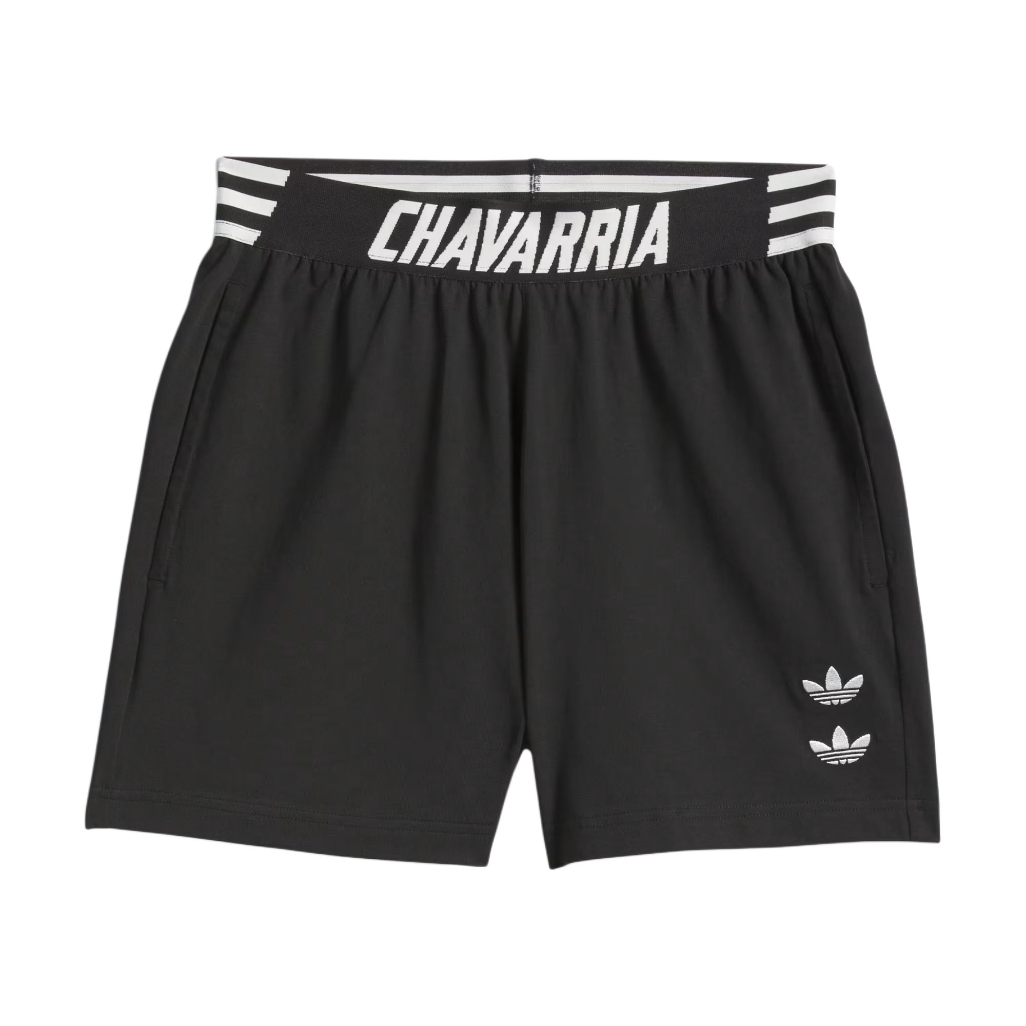 X Спортивные шорты Willy Chavarria, унисекс, комплект из 2 штук Adidas Originals, 2 pack (черный) — фото 3