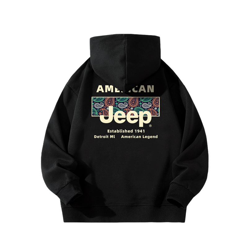 Детская толстовка Jeep, черная — фото 3