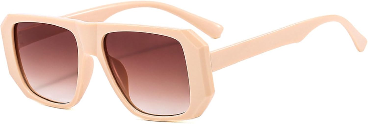 

Солнцезащитные очки Retro Bridges Square для женщин, модные солнцезащитные очки с леопардовым принтом, защита от УФ-излучения UV400 для мужчин, градиентные солнцезащитные очки Melrose, Beige