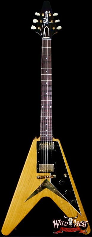 

Электрогитара Gibson Custom Shop 1958 Korina Flying V Reissue Natural