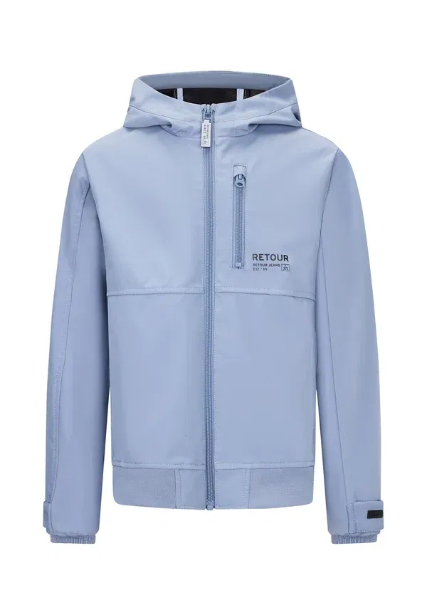 Куртка jim soft shell jacket Retour Jeans, дельфиново-синий
