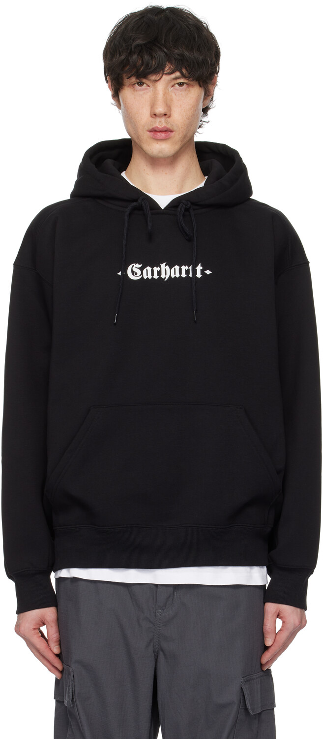

Черная толстовка с капюшоном Greatest Hits Carhartt Work In Progress