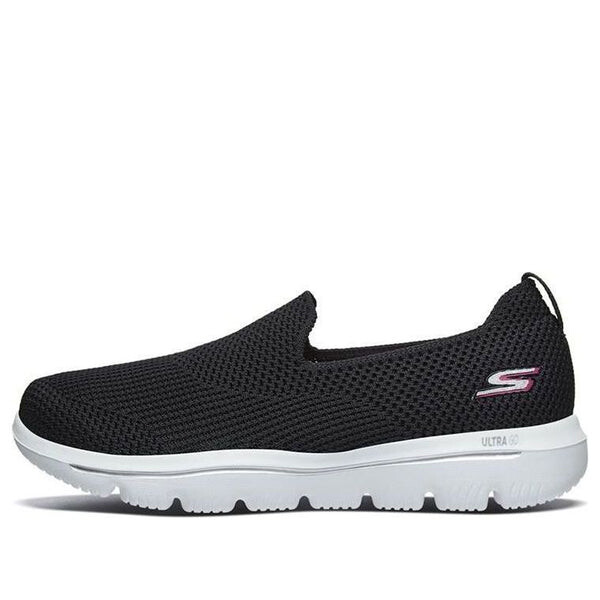 Тапочки go walk evolution ultra loafers black/white Skechers, черный