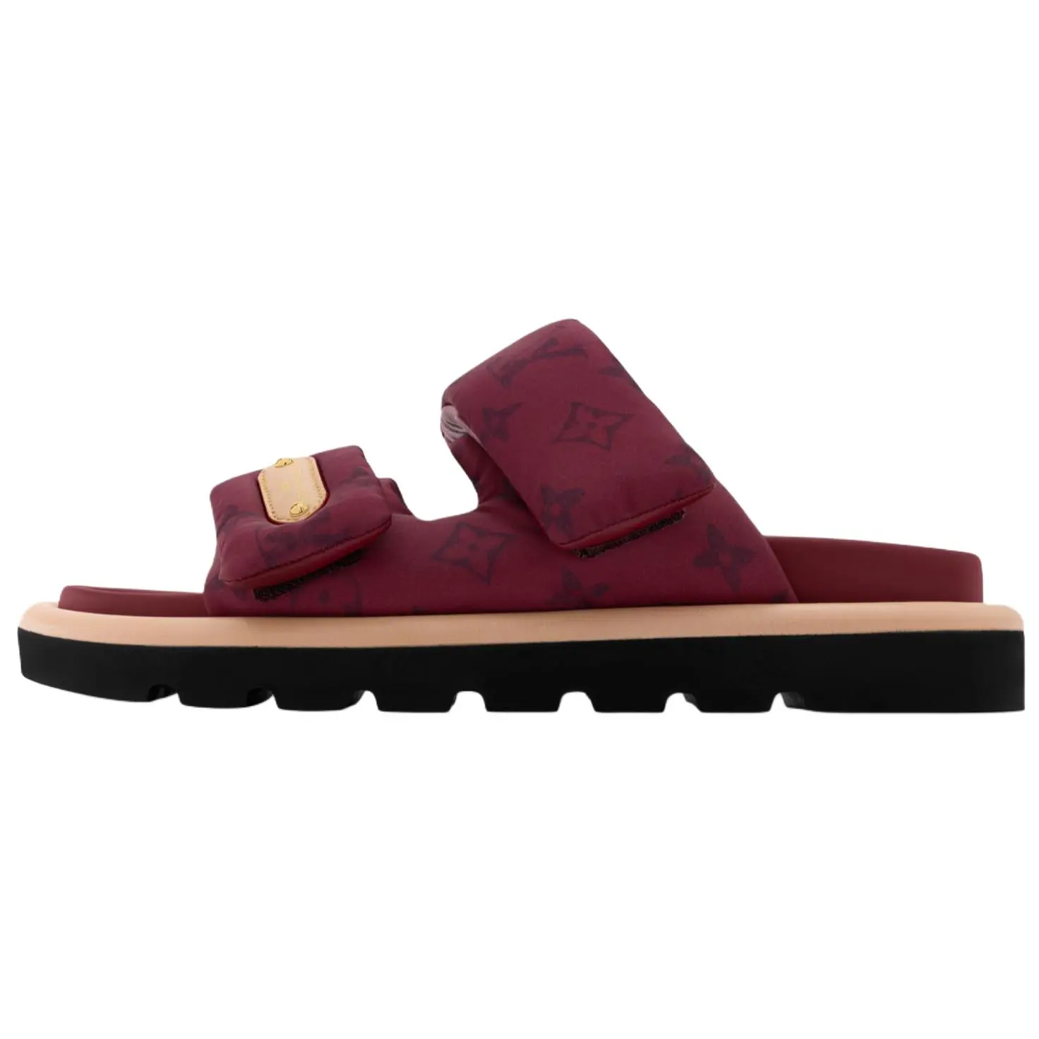 LOUIS VUITTON Женские красные сандалии Slide
