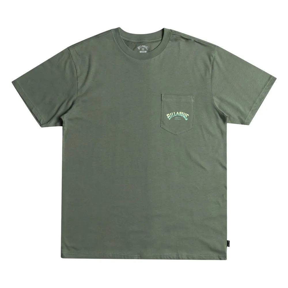 

Футболка Billabong Stacked Arch, зеленый