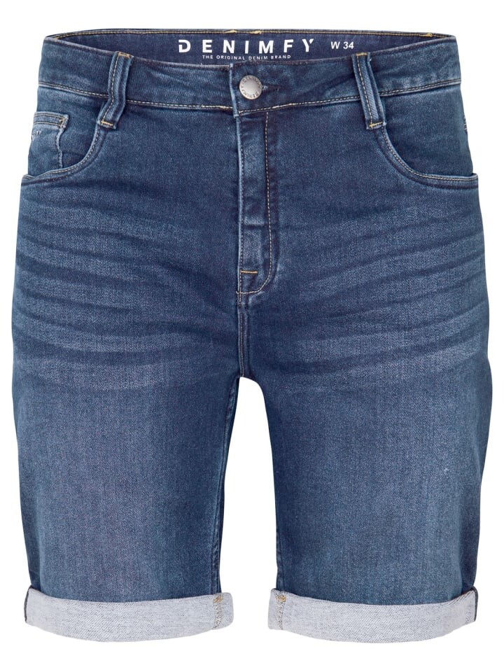 

Шорты DENIMFY Short DFAri regular/straight, серый