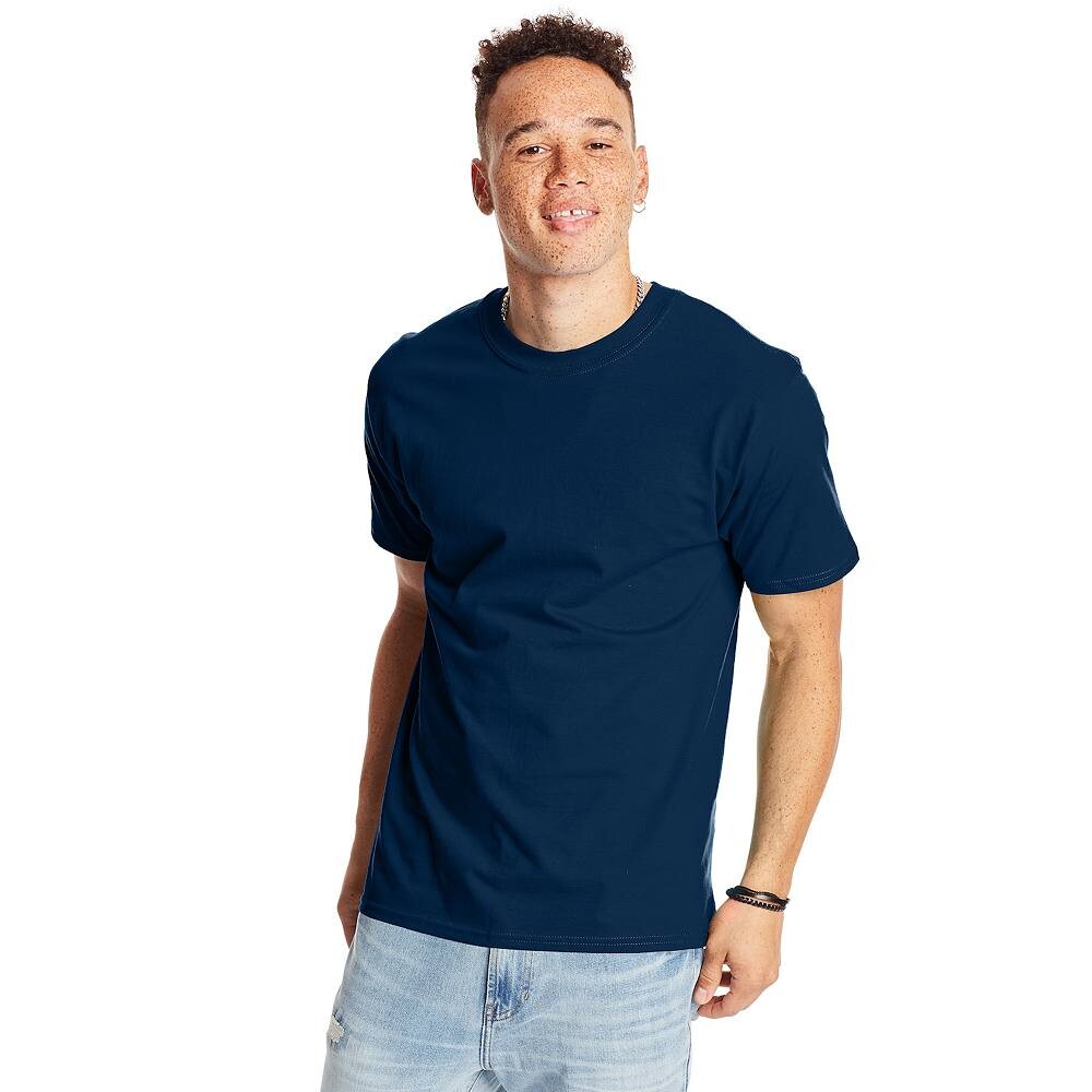 

Мужская футболка Hanes Beefy-T (2 шт.), темно-синий