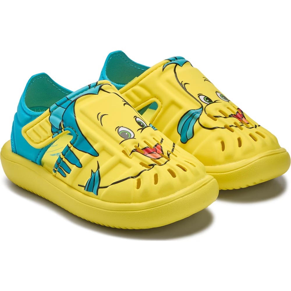 

Детская сандалия для воды и песка Adidas little mermaid flounder, blue/yellow