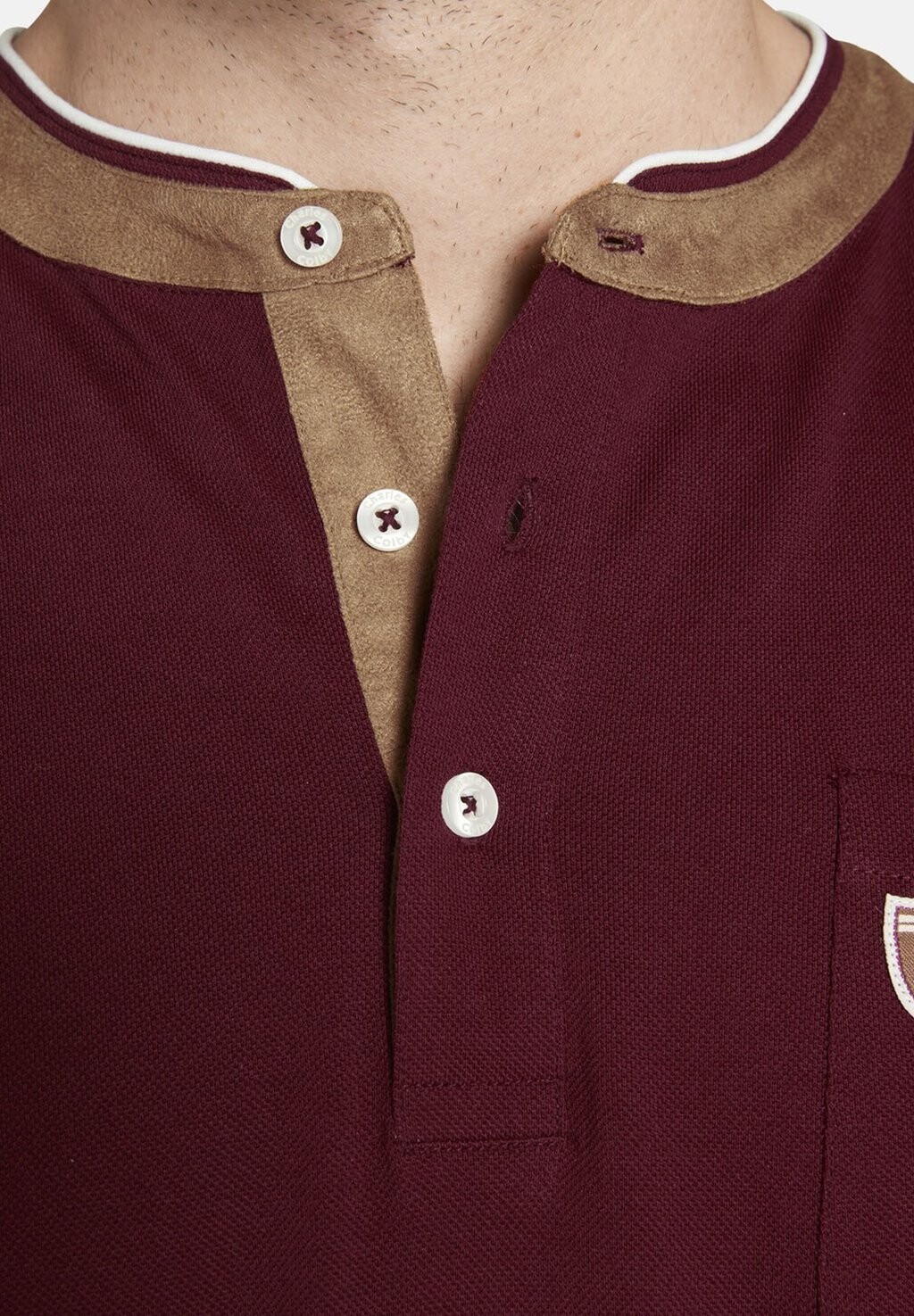 

Топ с длинными рукавами EARL STUART Charles Colby, темно-красный